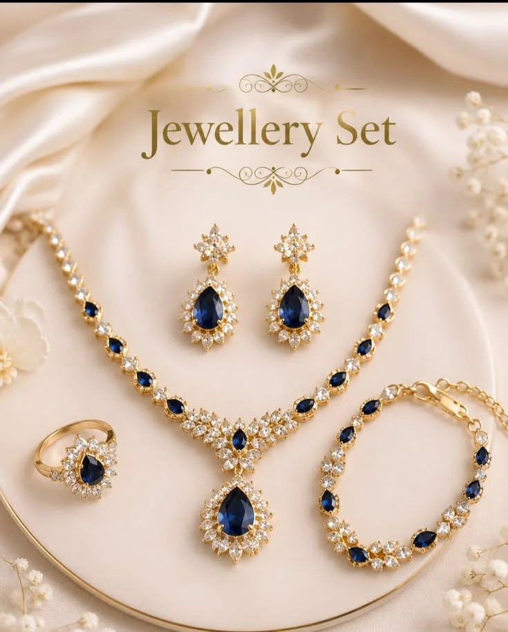 Elysian Chandbali Motif Necklace Set