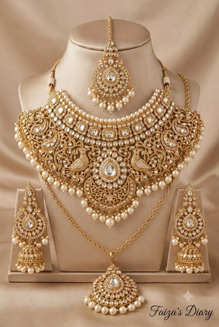 Heritage Pearl & Polki Long Malla