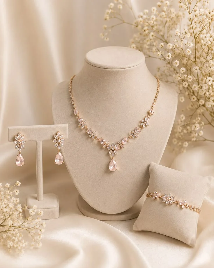 Elysian Chandbali Motif Necklace Set