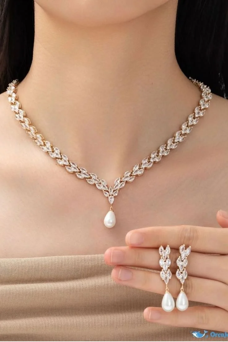 Elysian Chandbali Motif Necklace Set variant 2